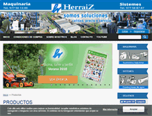 Tablet Screenshot of herraiz.com