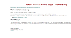 Desktop Screenshot of herraiz.org